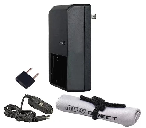 Handycam HDR-CX560V Off Camera Processor Rapid Charger + Nwv Direct Microfiber Cleaning Cloth.