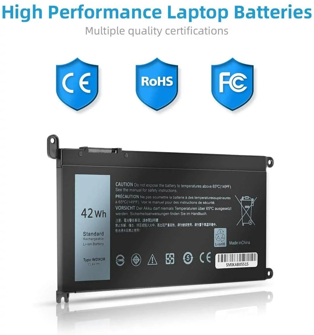 5x Battery WDX0R For Inspiron 15 5567 5568 13 5368 7368 7569 7579 FC92N