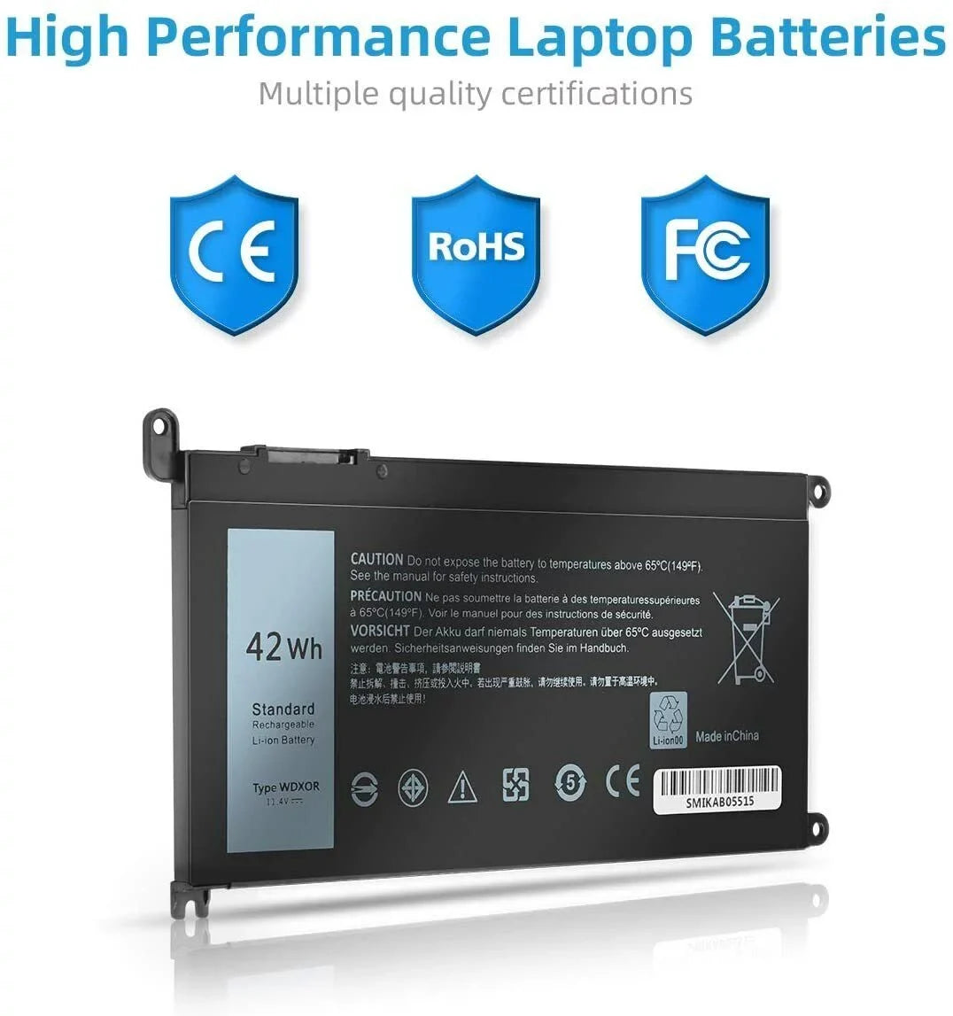 5x Battery WDX0R For Inspiron 15 5567 5568 13 5368 7368 7569 7579 FC92N