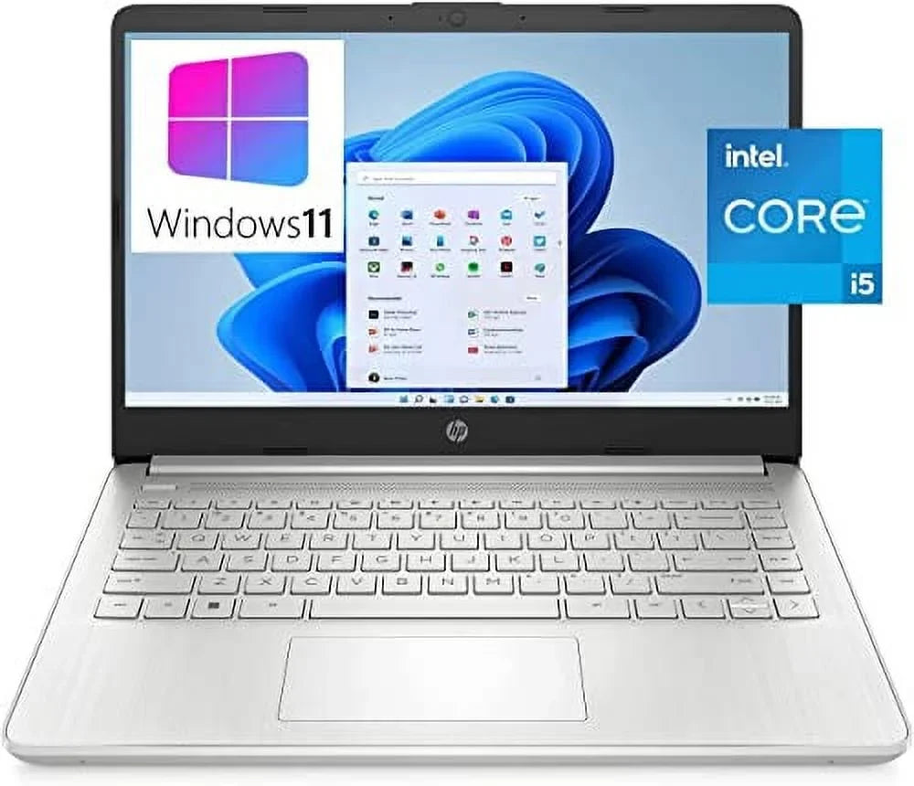 2023 Newest 14 Notebook 14" Display, Core i5 1135G7 Processor, 32GB RAM, 1TB SSD, Iris Xe Graphics, Bluetooth, Webcam, HDMI, Windows 11 Home, Natural Silver