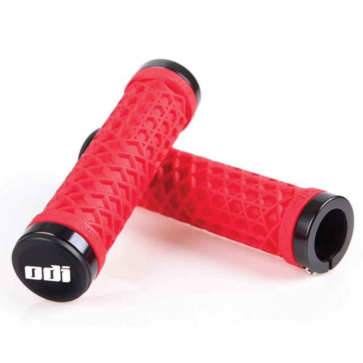 ODI GRIPS ODI LOCKON BONUS MTN VANS B-RD/BK-CLAMP 130mm