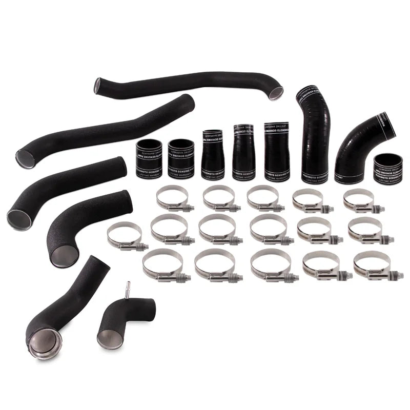 Mishimoto MMICP-F35T-17KWBK Intercooler Channel Kit Compatible With Ford F-150 Raptor 2017+ Wrinkle Black