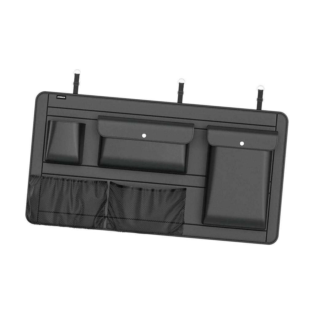 Car Back Seat Trunk Hanging Organizer 90cmx45cm Saving Space Easily Install Tough with Multiple Pockets for SUV Truck