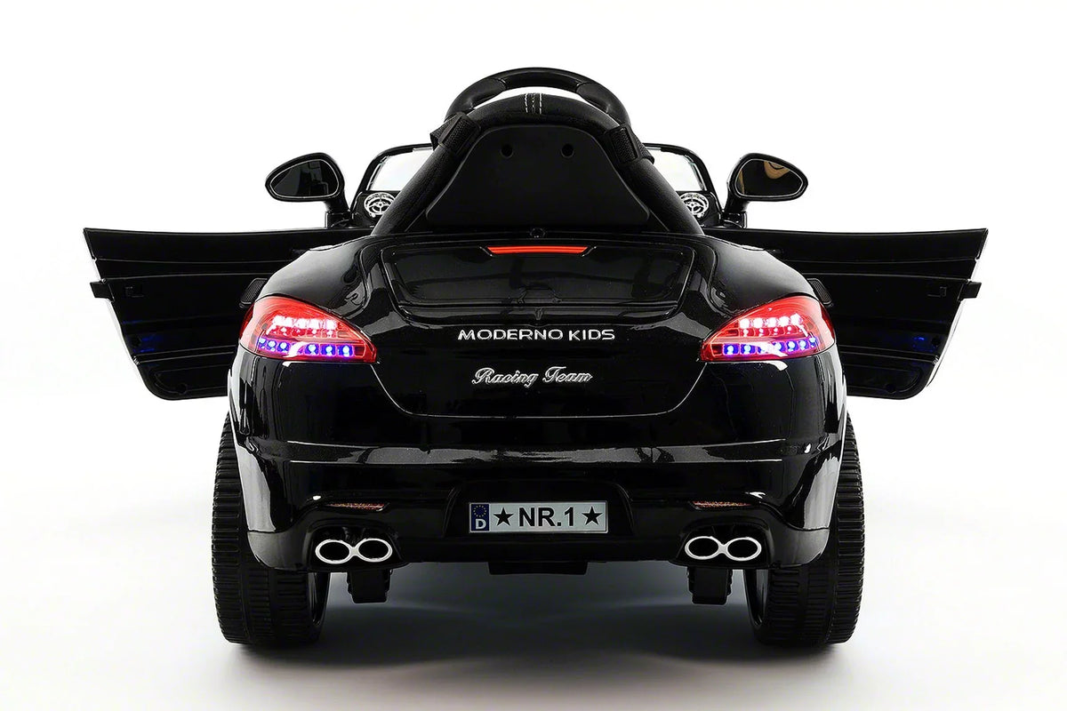 Kiddie Roadster 12V Kids Voltage-driven Ride-On Car with R/C Parental Remote | Black Metallic
