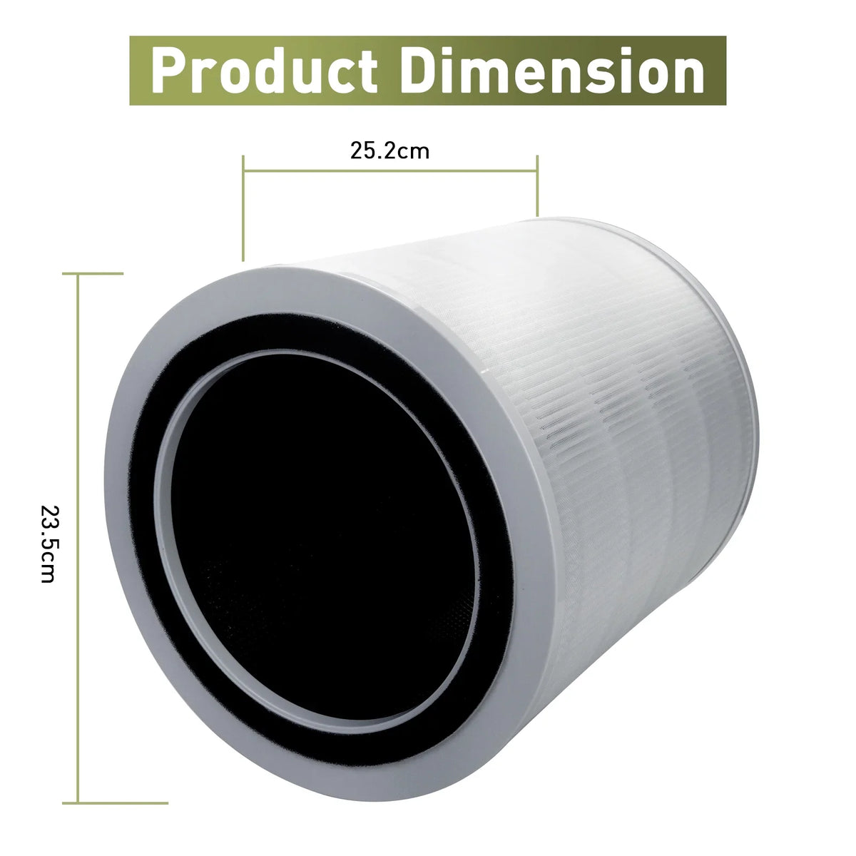 1 Pack Core 400S Replacement Filter Compatible with LEVOIT Core 400S Air Purifier; 3-in-1 H13 True HEPA Filter; High-Efficiency Activated Carbon; Compared to Part #Core 400S-RF; White