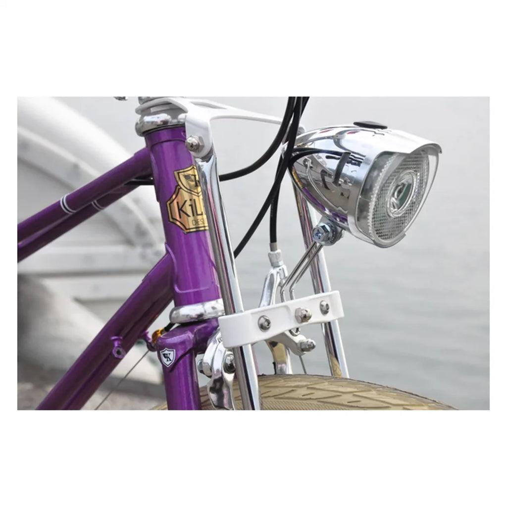 Pure Cycles Light Pure Front City Bike Head Lamp LED Chome