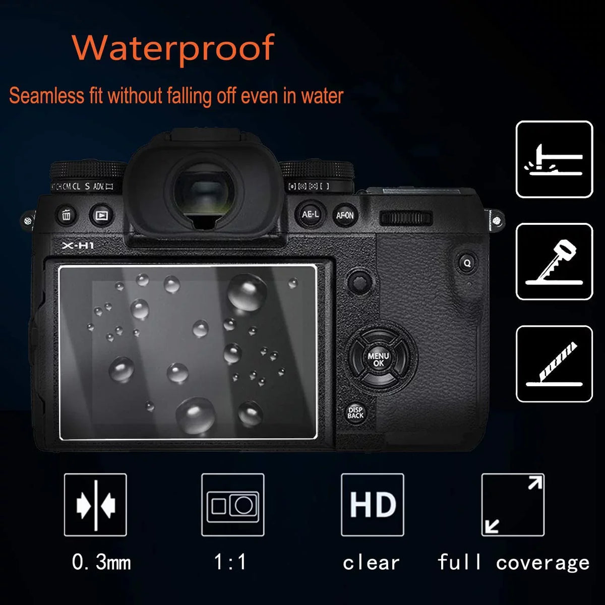Alpha 7 IV Display Protector compatible with Alpha 7 IV A7 IV A7IV A7MIV A7M4 A7M IV 4 Mark IV, Anti-Scratch