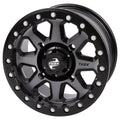 4/110 Uinta Beadlock Wheel 14x7 5.0 + 2.0 Gunmetal/Black Compatible With Yamaha Wolverine X2 R-Spec XT-R 2020-2021