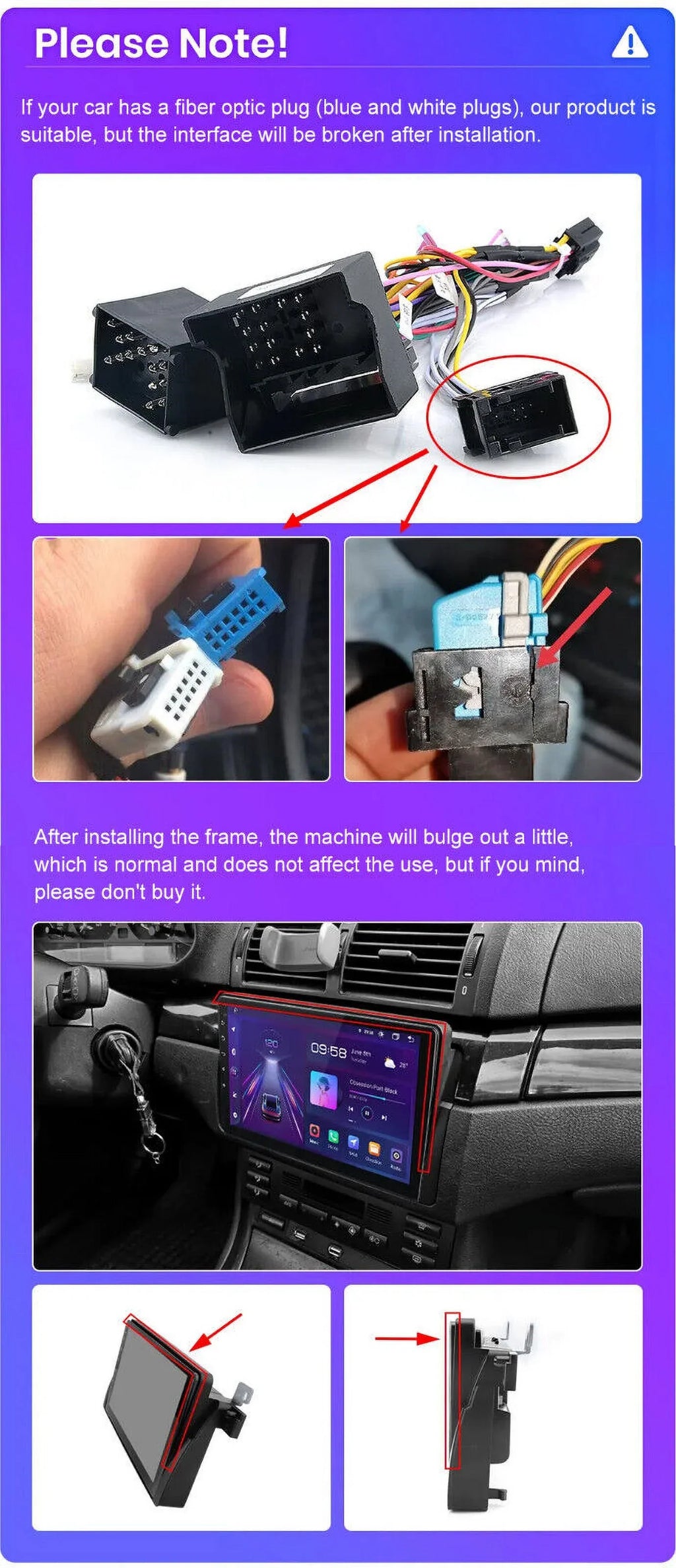 Android 12 Car Radio Stereo for BMW E46 M3 9 inch Touch Monitor 2+32GB USB RDS Carplay Android Auto HD WIFI GPS FM Bluetooth