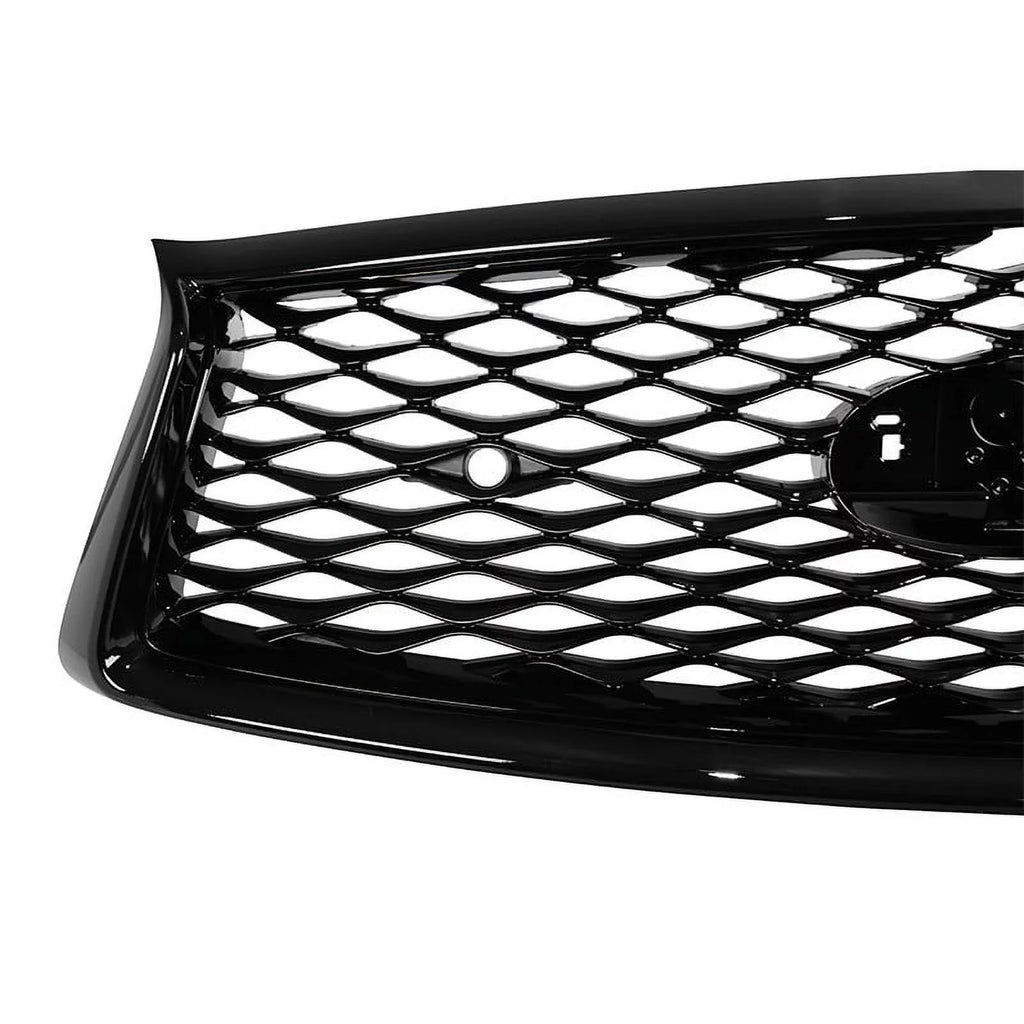 Front Bumper Grille For Infiniti Q50 2018-2020 OE Style Replacement Glossy Black