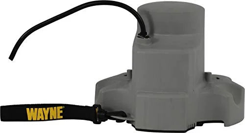 Wayne WPCP250 57735-WYN1 1/4 Automatic Pool Cover Pump with Magnetic Float S and 25 FT Pull-to-Shore Rope, Gray