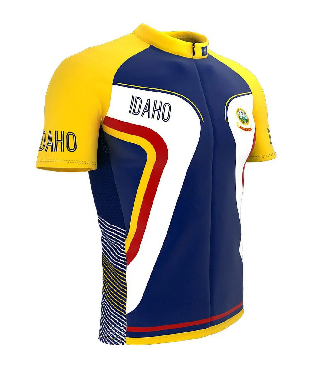 Idaho Bike Short Sleeve Cycling Jersey for Men - Size XS