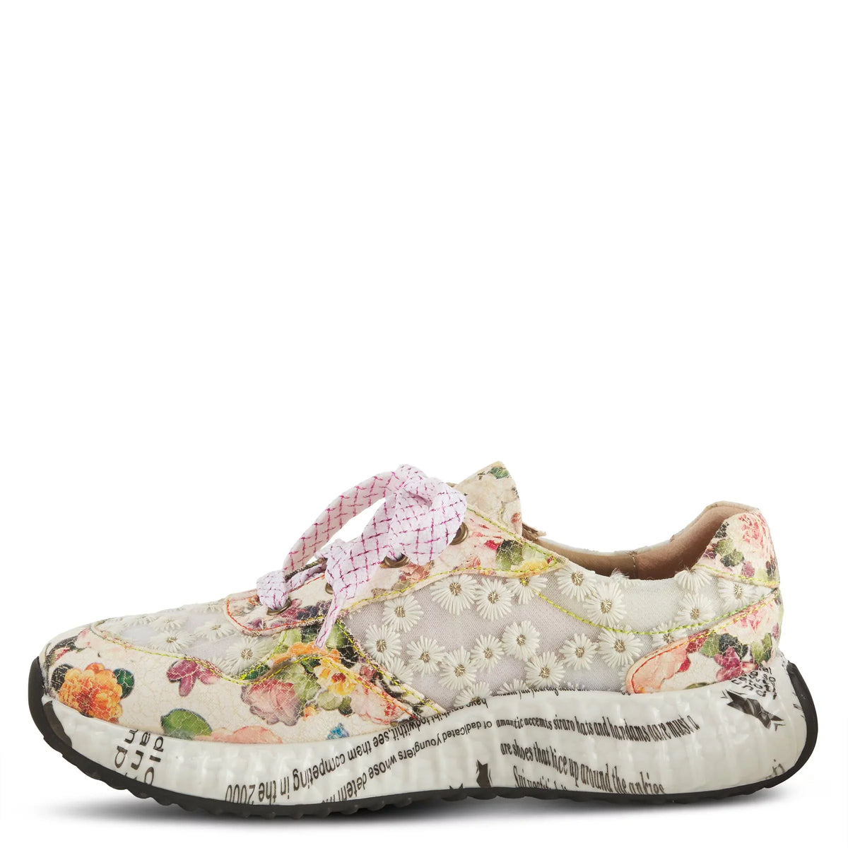 Spring Step L'Artiste Women's Daisymae Fashion Sneaker Beige Multi EU 36 / US 5.5-6