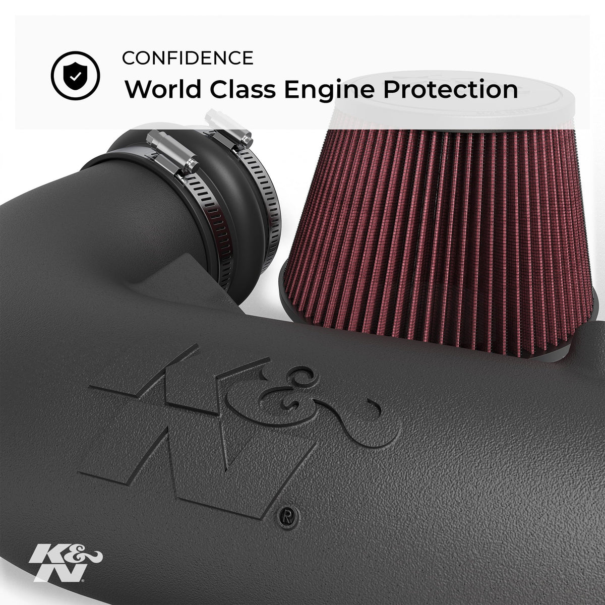 K&N Cold Air Intake Kit: High Capability Guaranteed to Increase Horsepower: 50-State Legal: 2003 FORD (Crown Victoria)57-2553