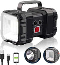 AlpsWolf Rechargeable Flashlight; LED Spotlight Flashlight 15000 Capacity 4000LM 20h Ultra-Long Standby Ultra Bright Flashlight Streamproof with USB Output as a Power Bank for Camping Accessories W845