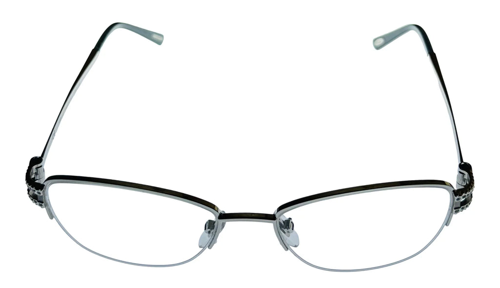 Chopard Women's Eyewear Rimless Square Silver Plate Metal VCH052S 579Y 52mm