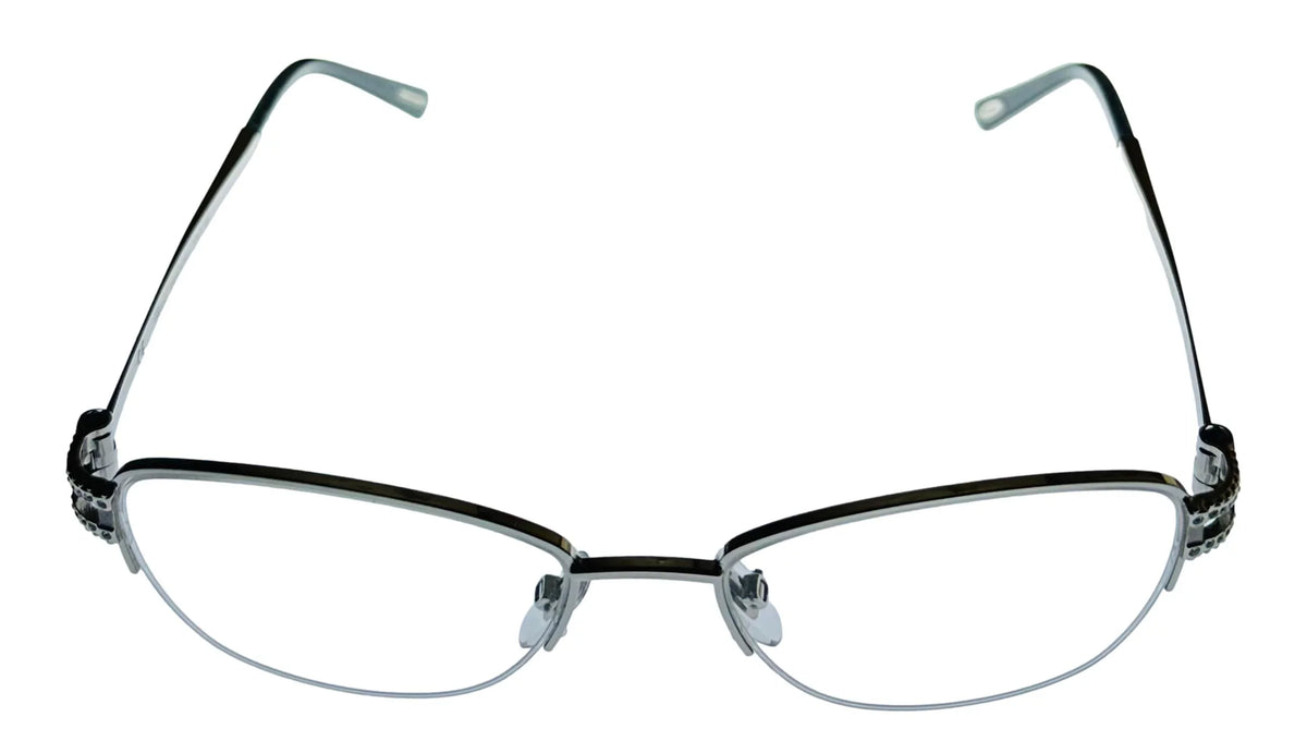 Chopard Women's Eyewear Rimless Square Silver Plate Metal VCH052S 579Y 52mm