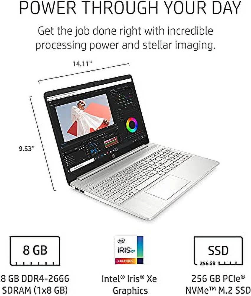 2021 Newest 15.6" IPS FHD Notebook i5-1135G7(Benchmark Beats i7-1065G7), Iris Xe, 32GB DDR4 RAM, 1024GB PCIE SSD, Fingerprint, Lightweight, Bundle HDMI, Win 10 Home, Silver