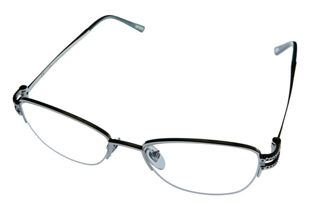 Chopard Women's Eyewear Rimless Square Silver Plate Metal VCH052S 579Y 52mm