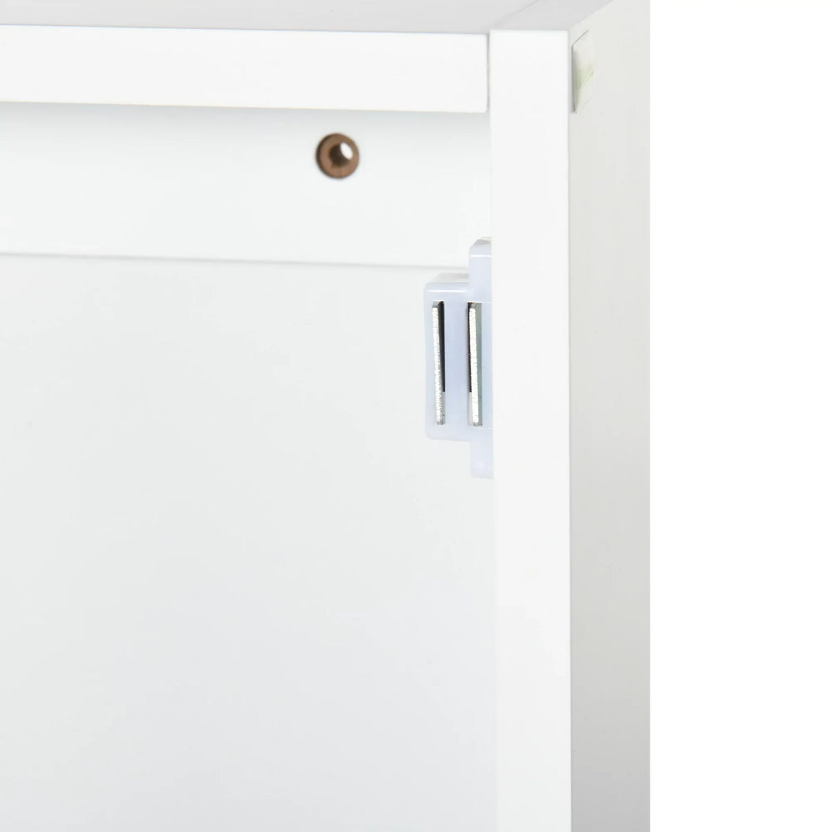 kleankin Bathroom Medicine Cabinet; Wall Mounted Mirror Cabinet; White