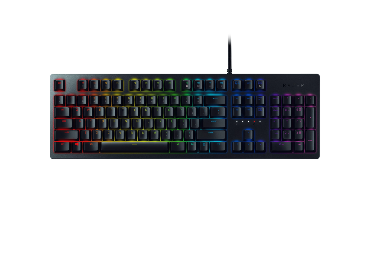 Razer Huntsman Opto-Mechanical Switch - Hybrid On-Board Memory & Cloud Storage - Durability of up to 100 Million Keystrokes - Light and Clicky Gaming Keyboard