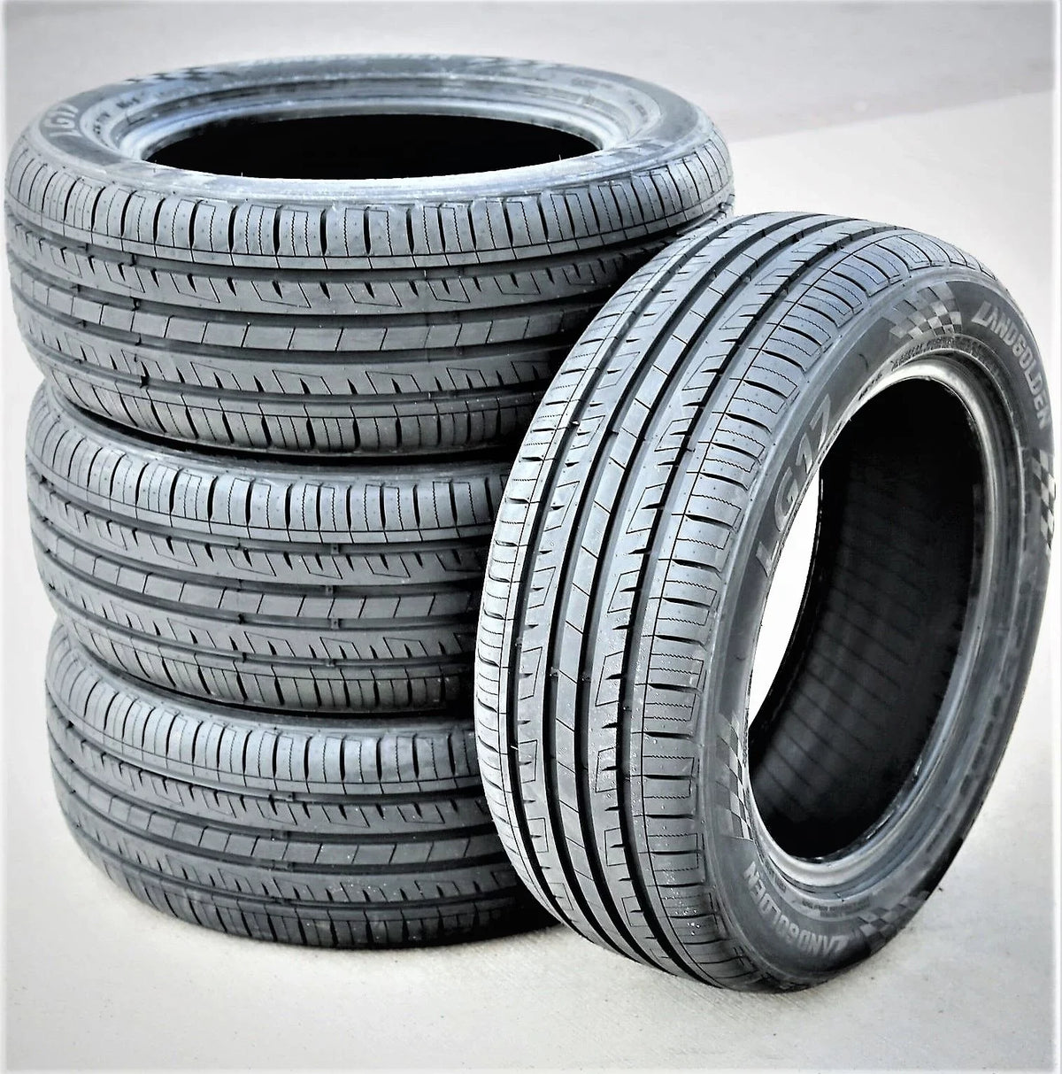 Landgolden LG17 195/55R15 85V Efficiency Tire Fits: 2007-08 Honda Fit Sport, 1999-2000 Honda Civic Si