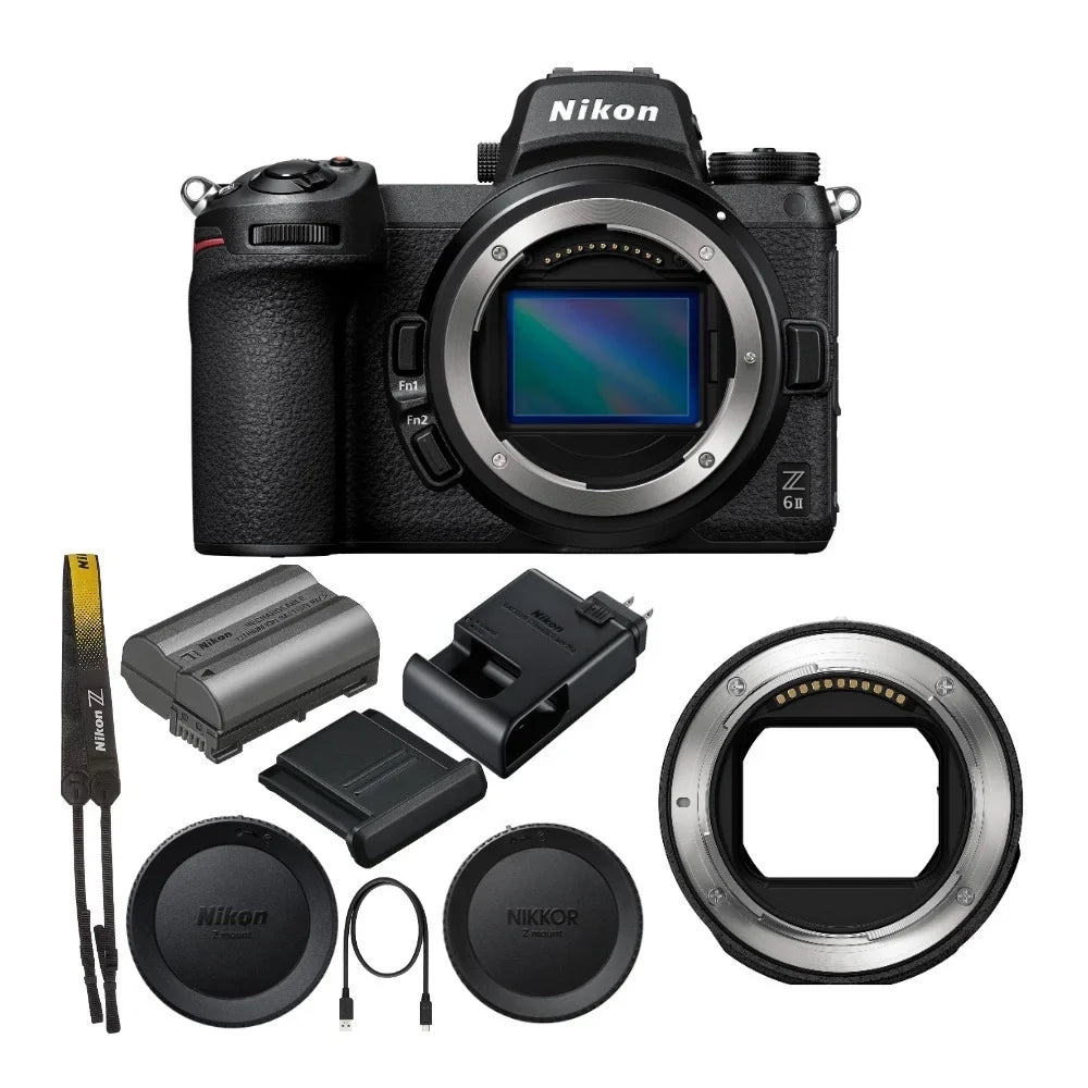 Z6II Mirrorless Digital Camera with FTZ II Mount Adapter Bundle
