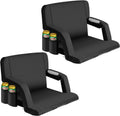 AiYCHEN Stadium Seat, 25-Inch Extra Wide Reclining Chair for Bleachers - Thicker, Liquid and Sturdy Seating for Sporting Events, Beaches, Camping, and Picnic