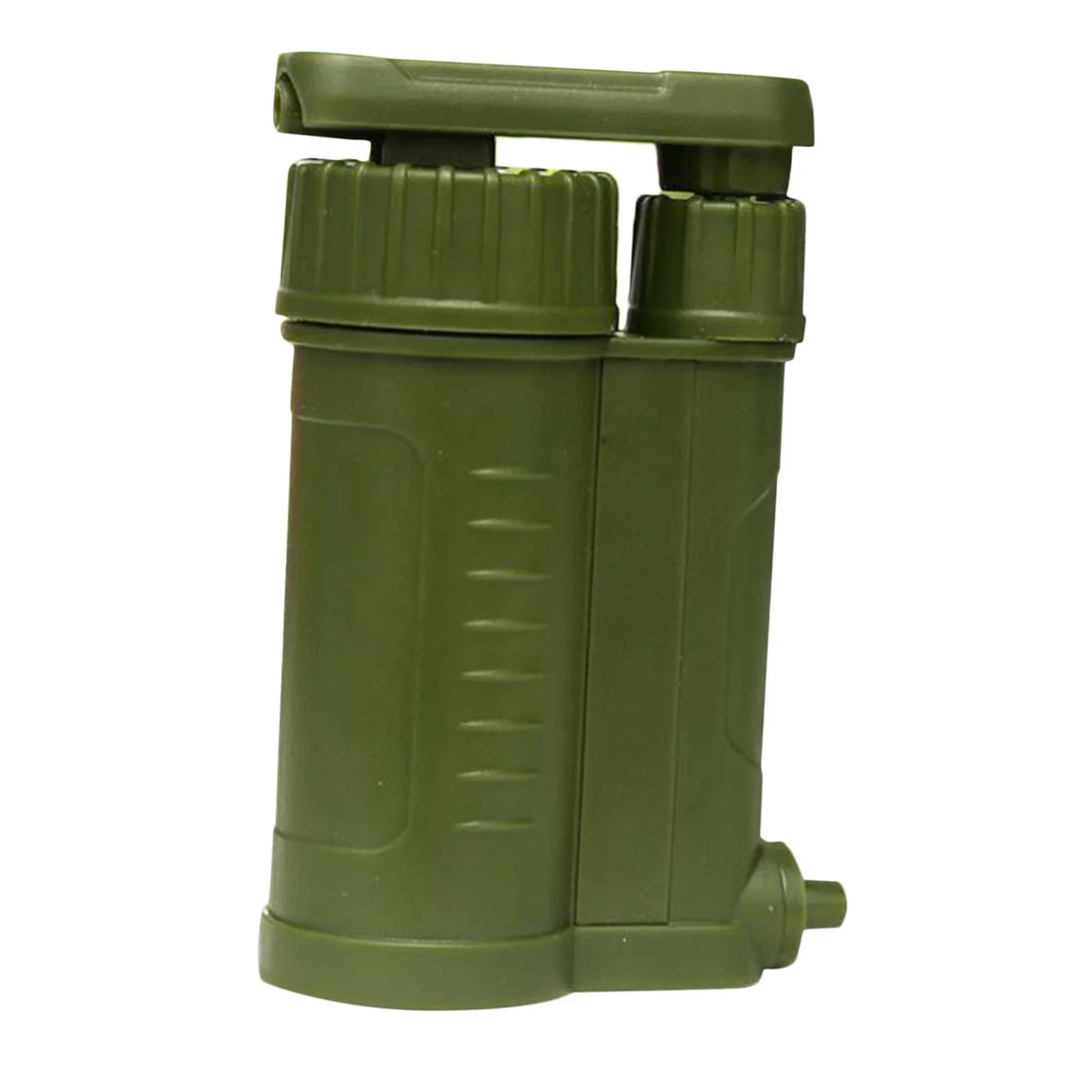 Portable Fluid Filter, Personal Camping Fluid with Internal Carbon and Filter Assembly, Fiber Membrane