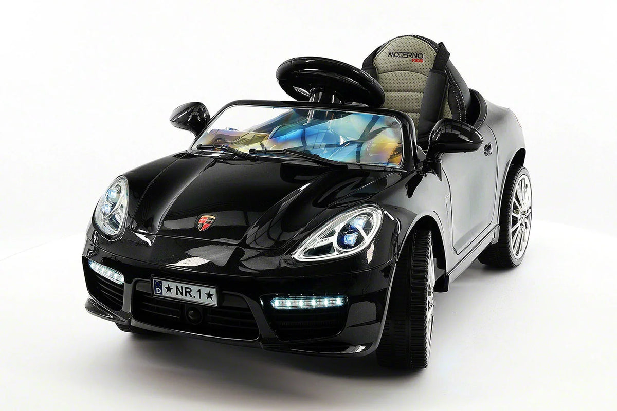 Kiddie Roadster 12V Kids Voltage-driven Ride-On Car with R/C Parental Remote | Black Metallic